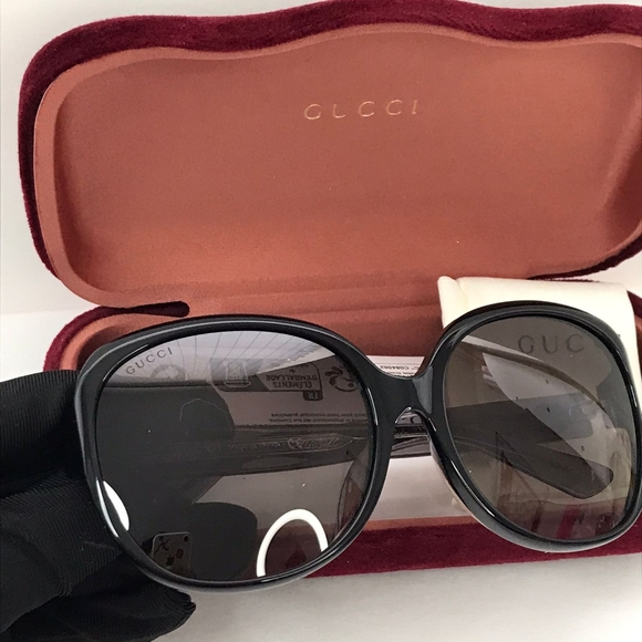 New - 💯 original  Gucci GG0080SK 002 Grey Gradient Round Sunglasses. - Picture 4 of 13